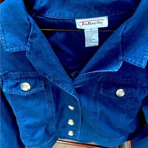 Talbots Dark Blue denim  Jacket NWOT